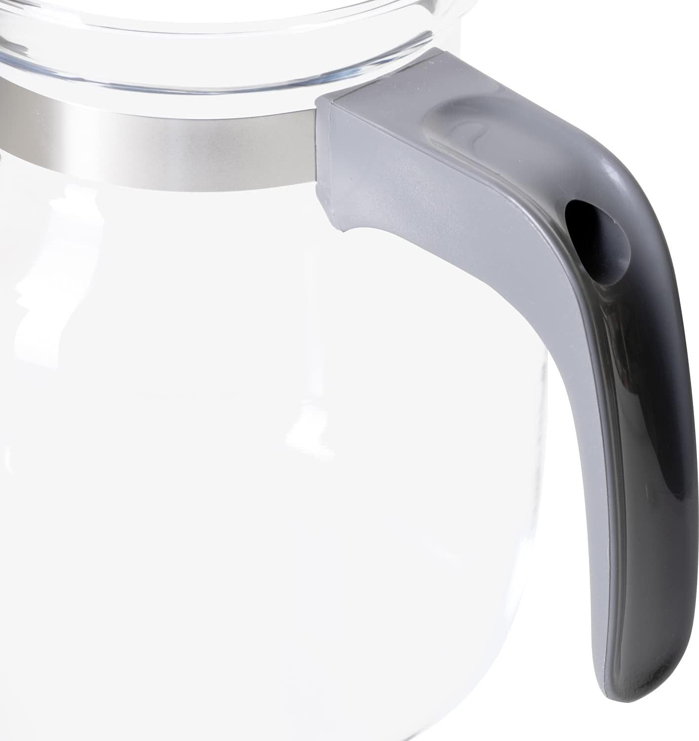 Wenco Isolierkanne Glaskanne 1,25 l Teekanne aus glas, (1-St), Kanne mit deckel, Hitzebeständig, Spülmaschinengeeigne