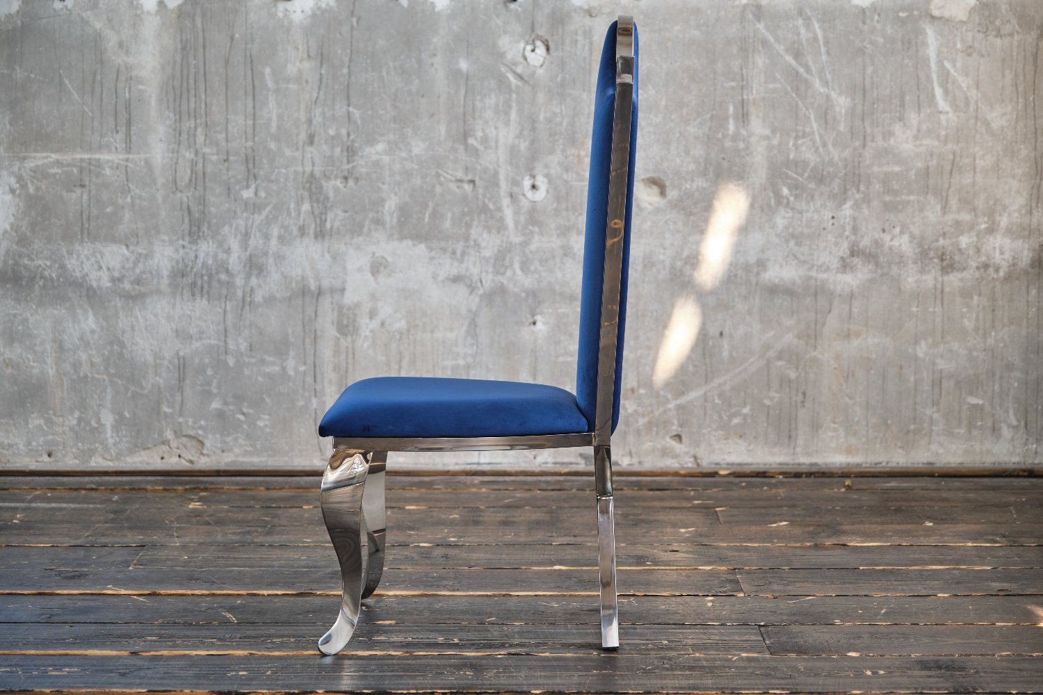 Barock blau Stuhl Esszimmerstuhl AMALIA, Velvet KAWOLA Farben verschiedene