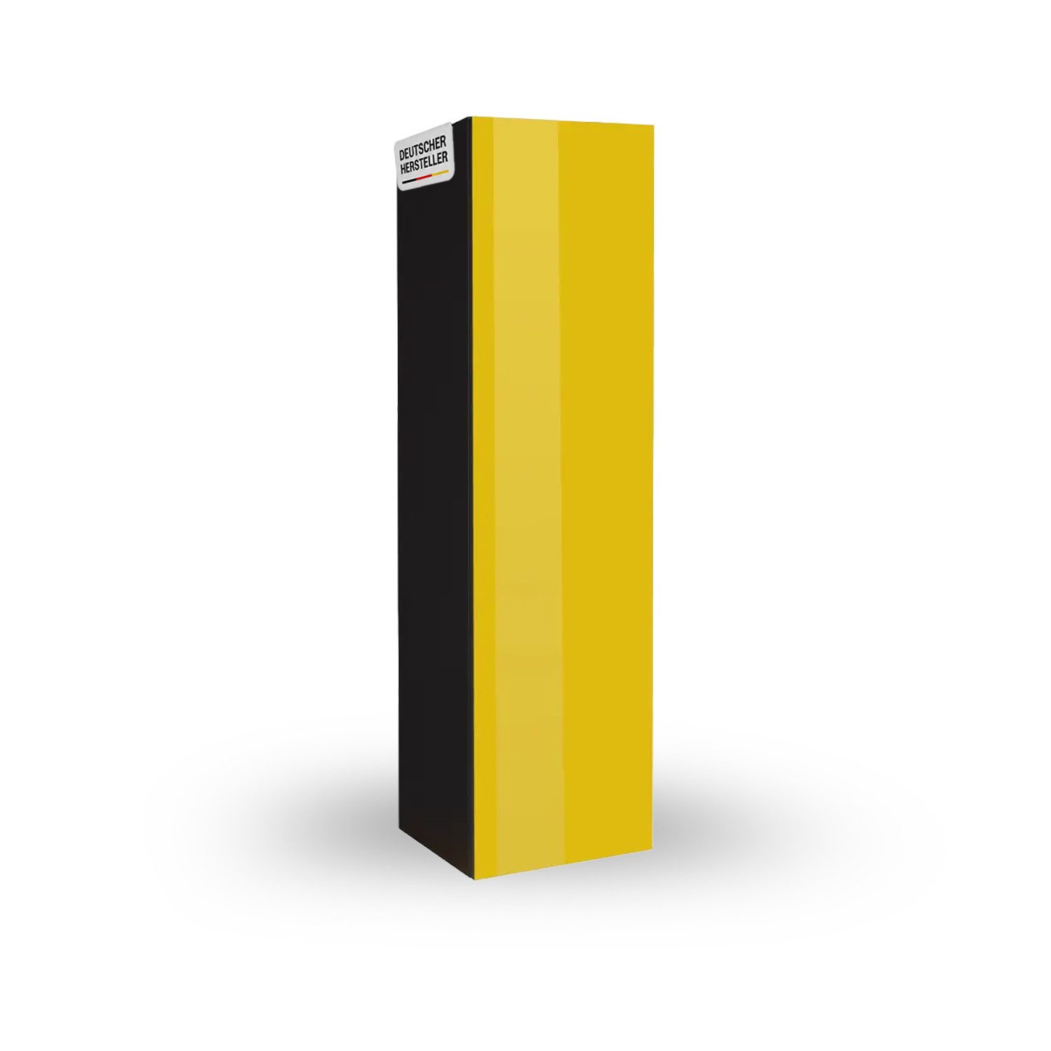 Storado Wandhängeschrank Colors 32×118×33cm, Hängeschrank mit Glastür, Farbe wählbar, Glasfronten und Push-to-open für eine moderne, grifflose Optik