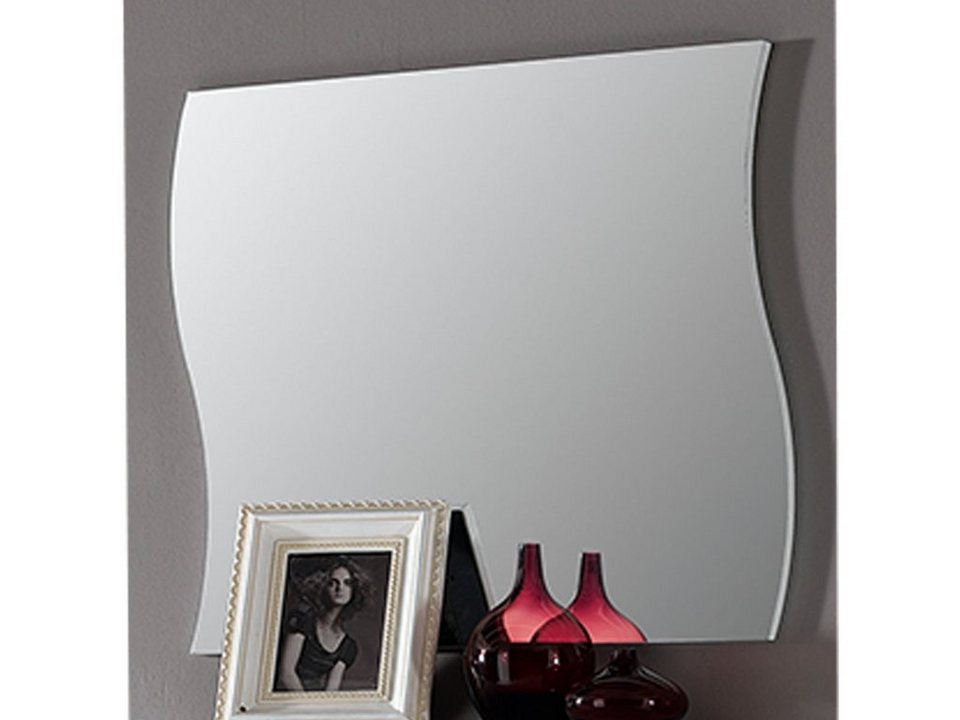 möbelando Wandspiegel Onda, Moderner Spiegel. Breite 71 cm, Höhe 60 cm,  Tiefe 2