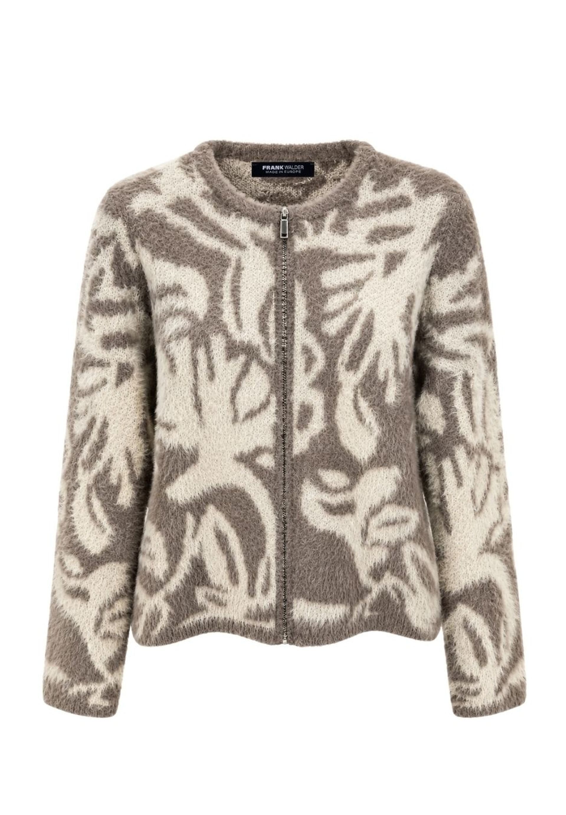 FRANK WALDER Cardigan mit Reißverschluss