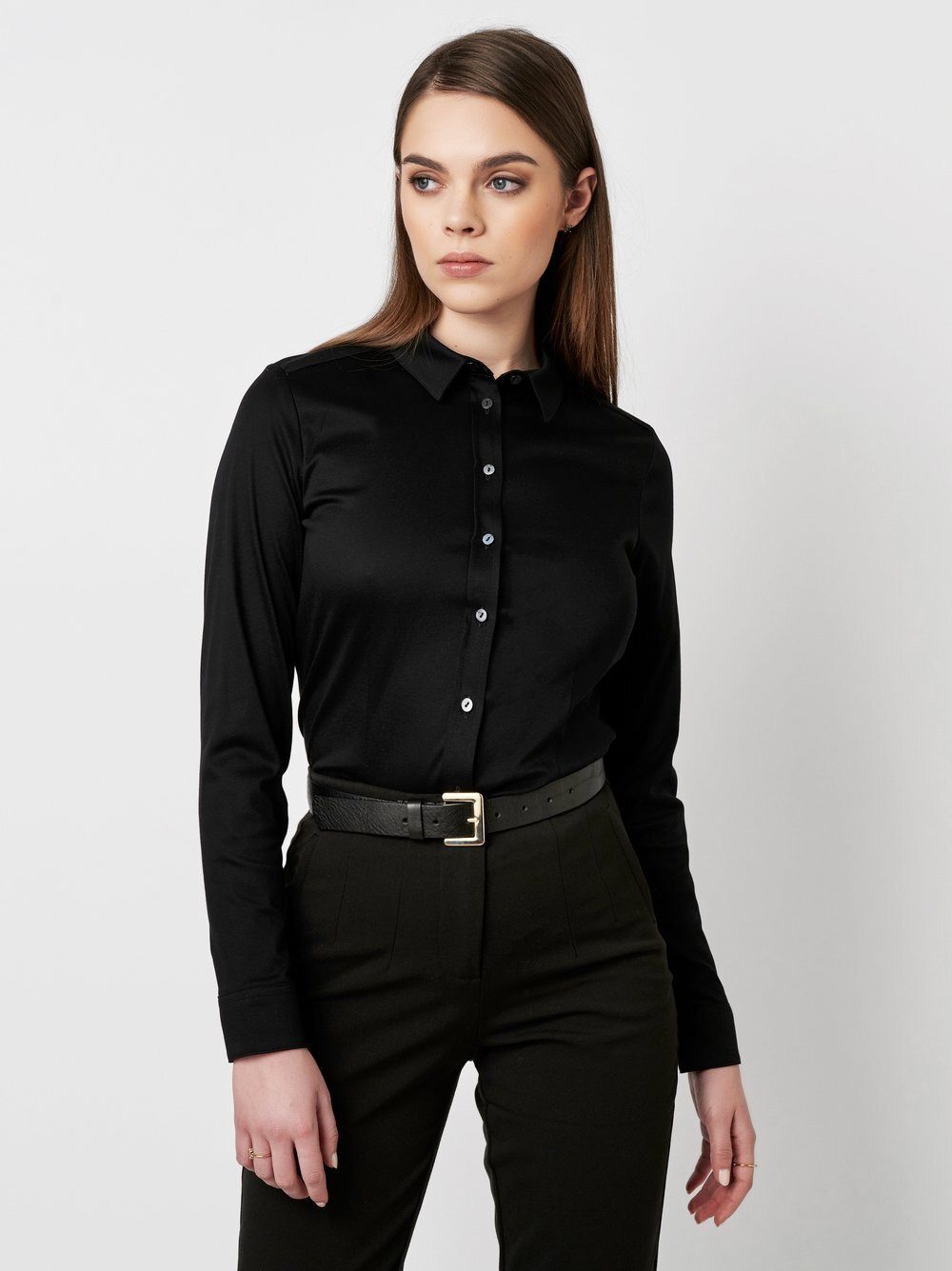 DESOTO Klassische Bluse Pia mit Hemdblusenkragen günstig online kaufen