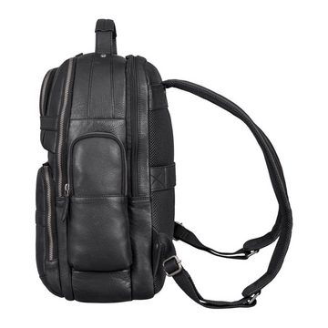 STILORD Notebook-Rucksack "Danny" Arbeitsrucksack Herren Leder Groß