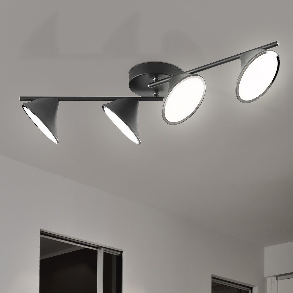 WOFI LED Deckenleuchte, LED-Leuchtmittel fest verbaut, Warmweiß, LED Decken Strahler Lampe DIMMBAR Wohn Ess Zimmer