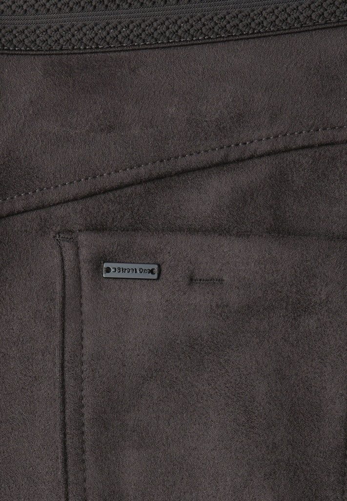 STREET ONE 3/4-Hose STREET ONE / Da.Casual-Hose / Style LTD QR Hope Velour günstig online kaufen