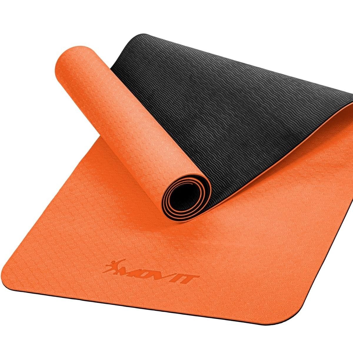 Yogamatte Sportmatte 6mm Yogamatte Fitnessmatte Gymnastikmatte TPE Rutschfest
