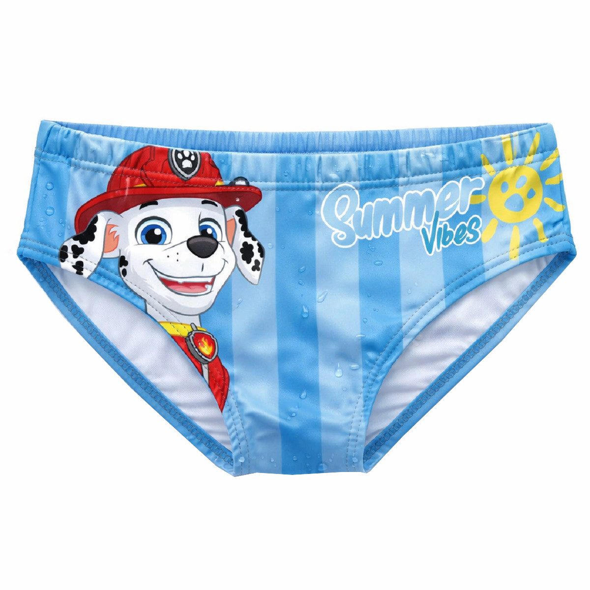 PAW PATROL Badehose Kinder Swim Trunks aus Polyester und Elastan für Urlaub Schwimmbad