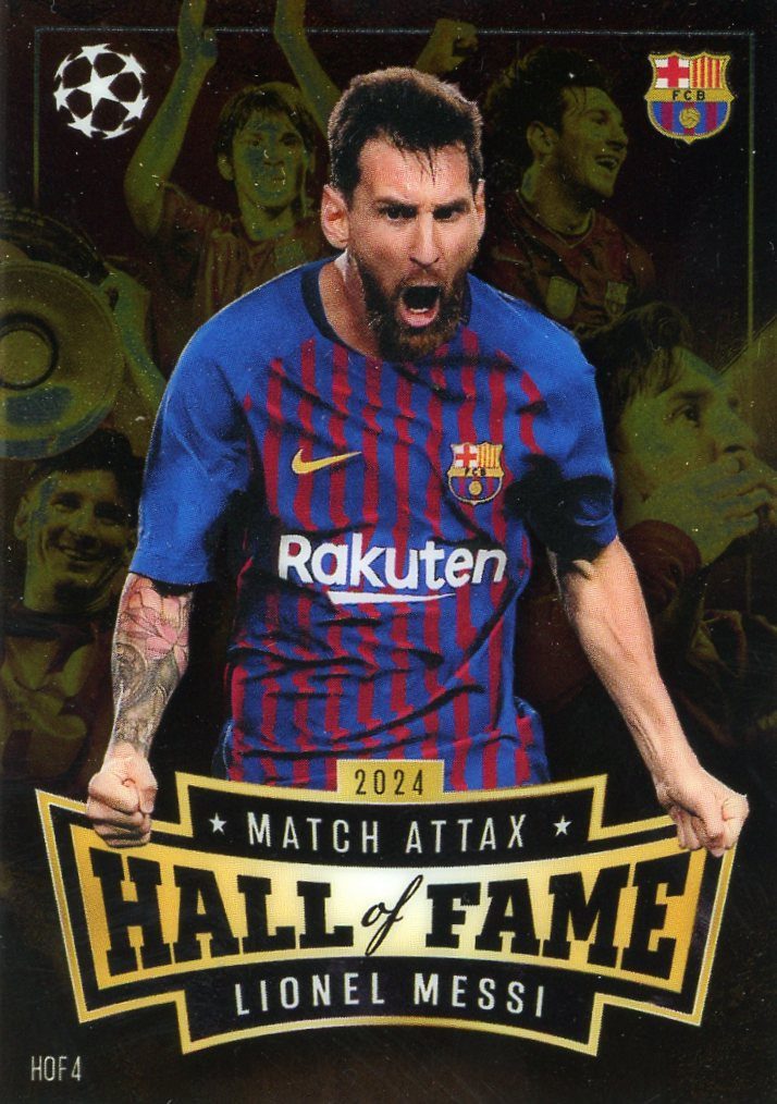 Topps Sammelkarte HOF 4 - Lionel Messi - Hall of Fame Chrome - 2024/2025