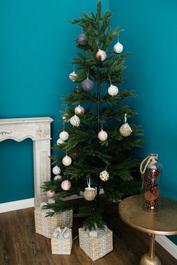 Wohnando Künstlicher Weihnachtsbaum Tannenbaum-Alternative für festliche Dekoration 210cm ca. 751 Äste