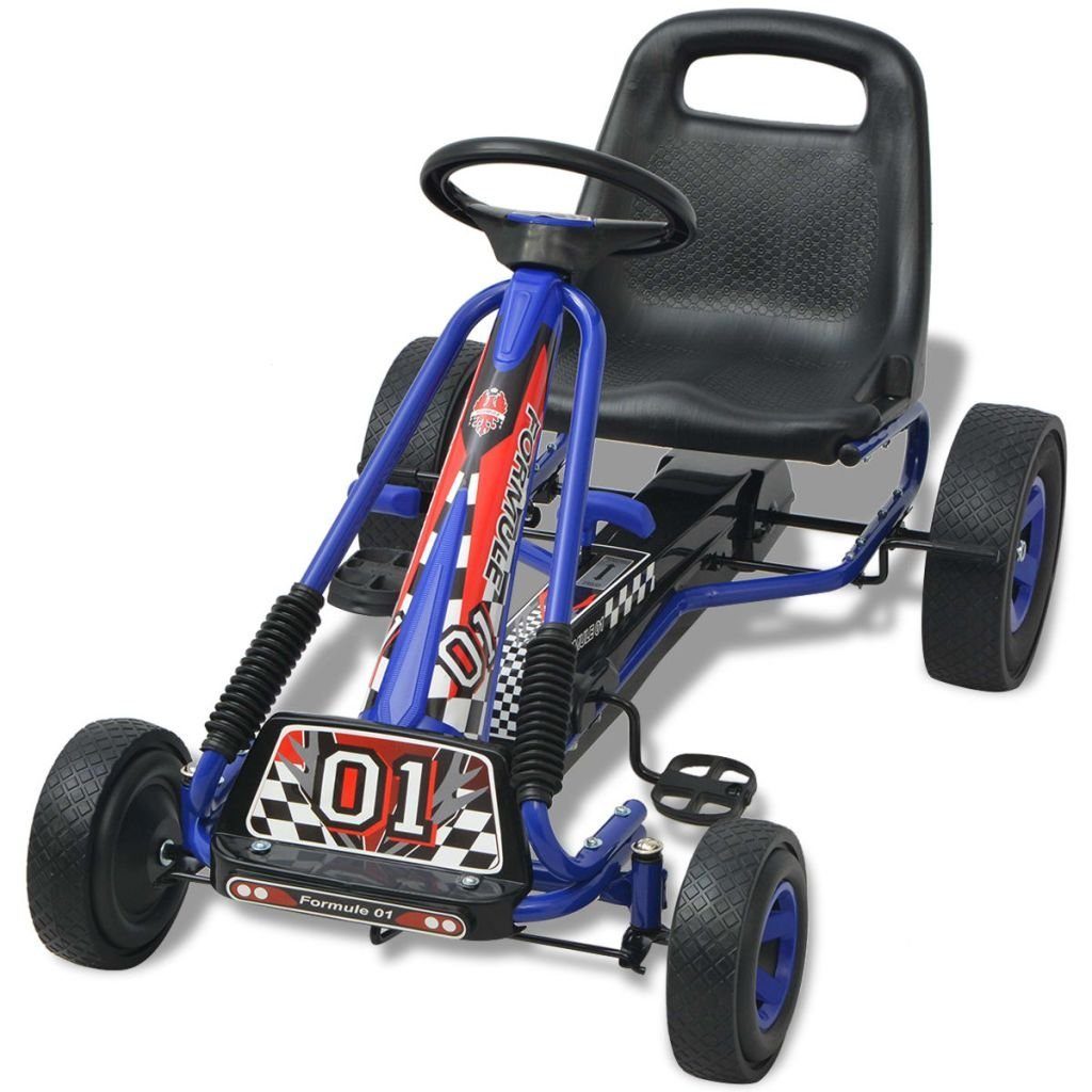 vidaXL Tretfahrzeug NA Tretfahrzeug Kinderfahrzeug Trampelauto Pedal Go-Kart verstellbarem