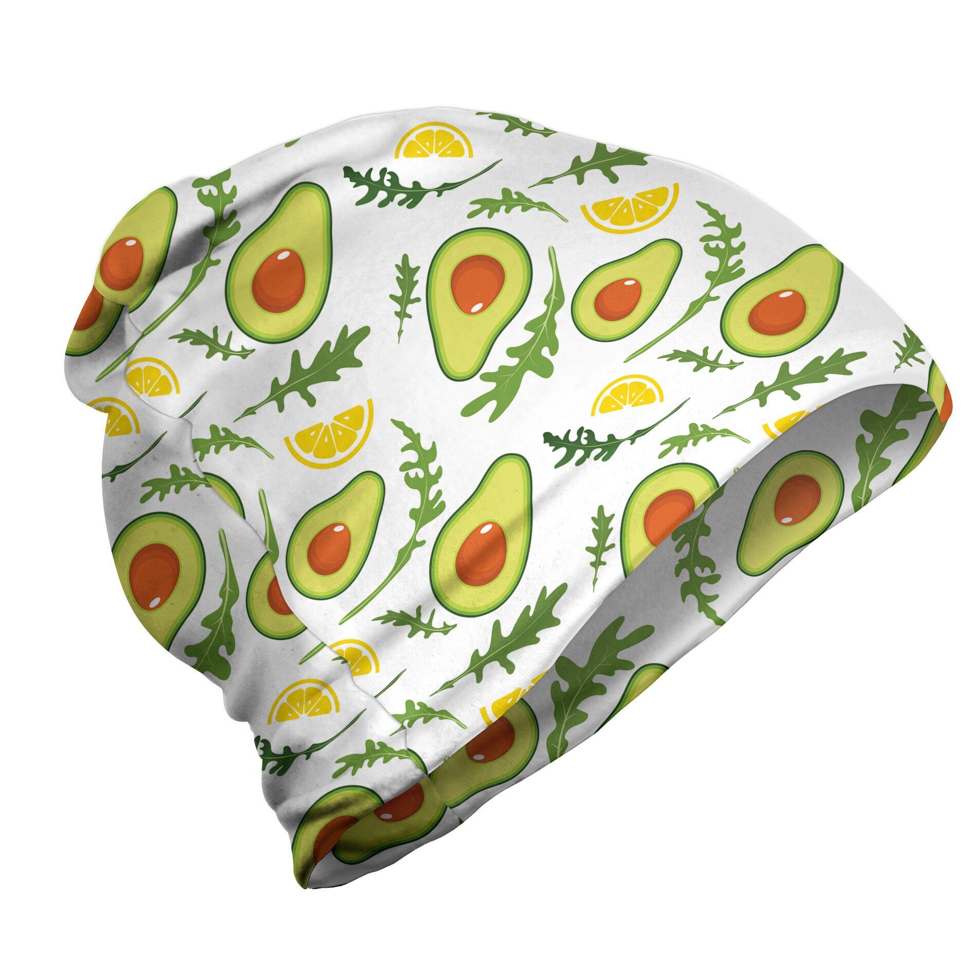 und Abakuhaus Früchte Freien Zitronen Beanie Geschnittene Wandern im Avocados