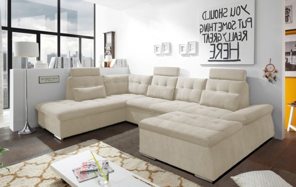 ED EXCITING DESIGN Wohnlandschaft Nalo, mit Schlaffunktion günstig online kaufen