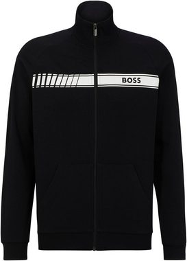 BOSS Sweatjacke Authentic Jacket Z mit hohem Stehkragen