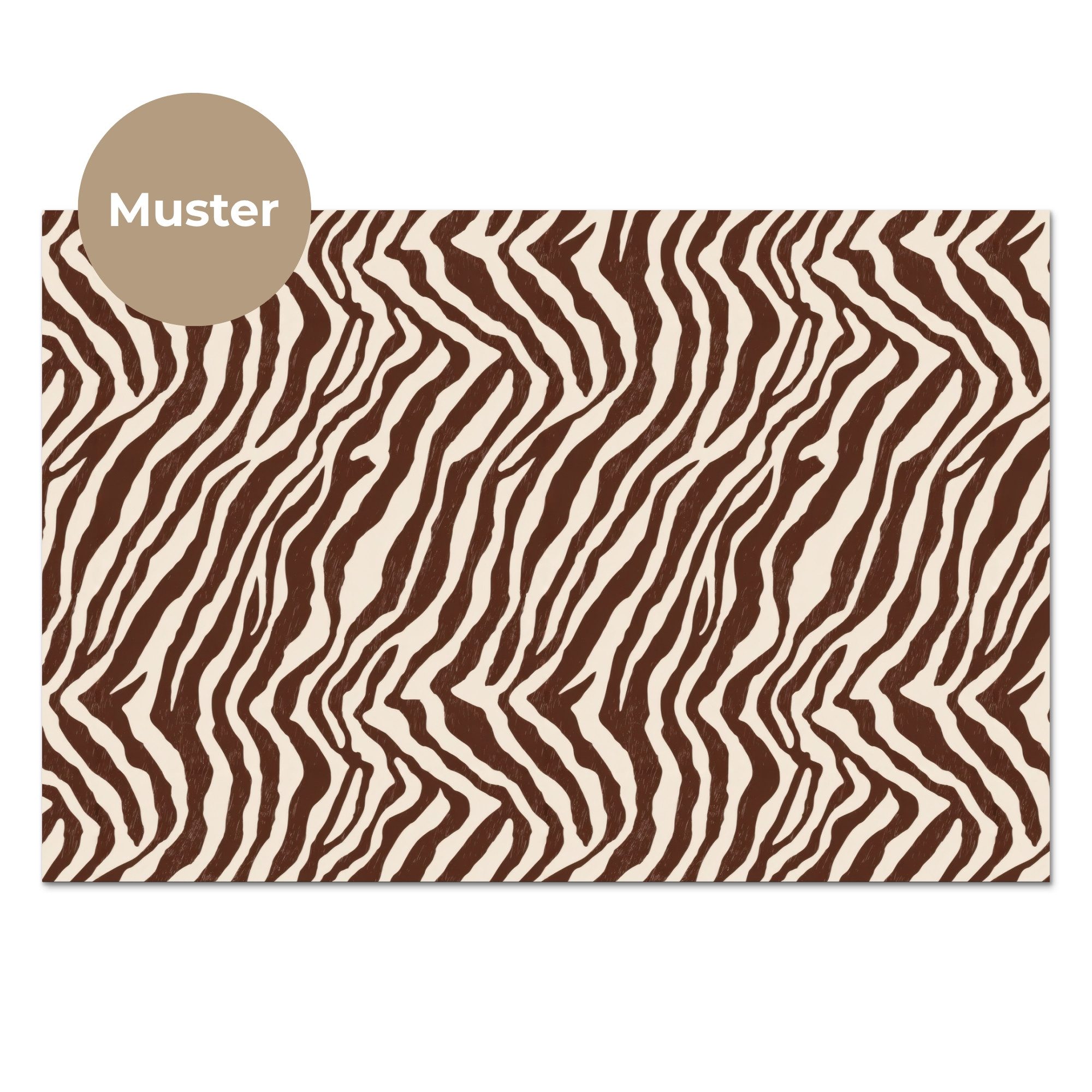 KitchenYeah Küchenrückwand Muster selbstklebend (keine Folie) Zebra - Muster - Schwarz - Weiß, (1-tlg), Spritzschutz, Küche, Rückwand, Küchenwand, Küchenfront, 30x20 cm