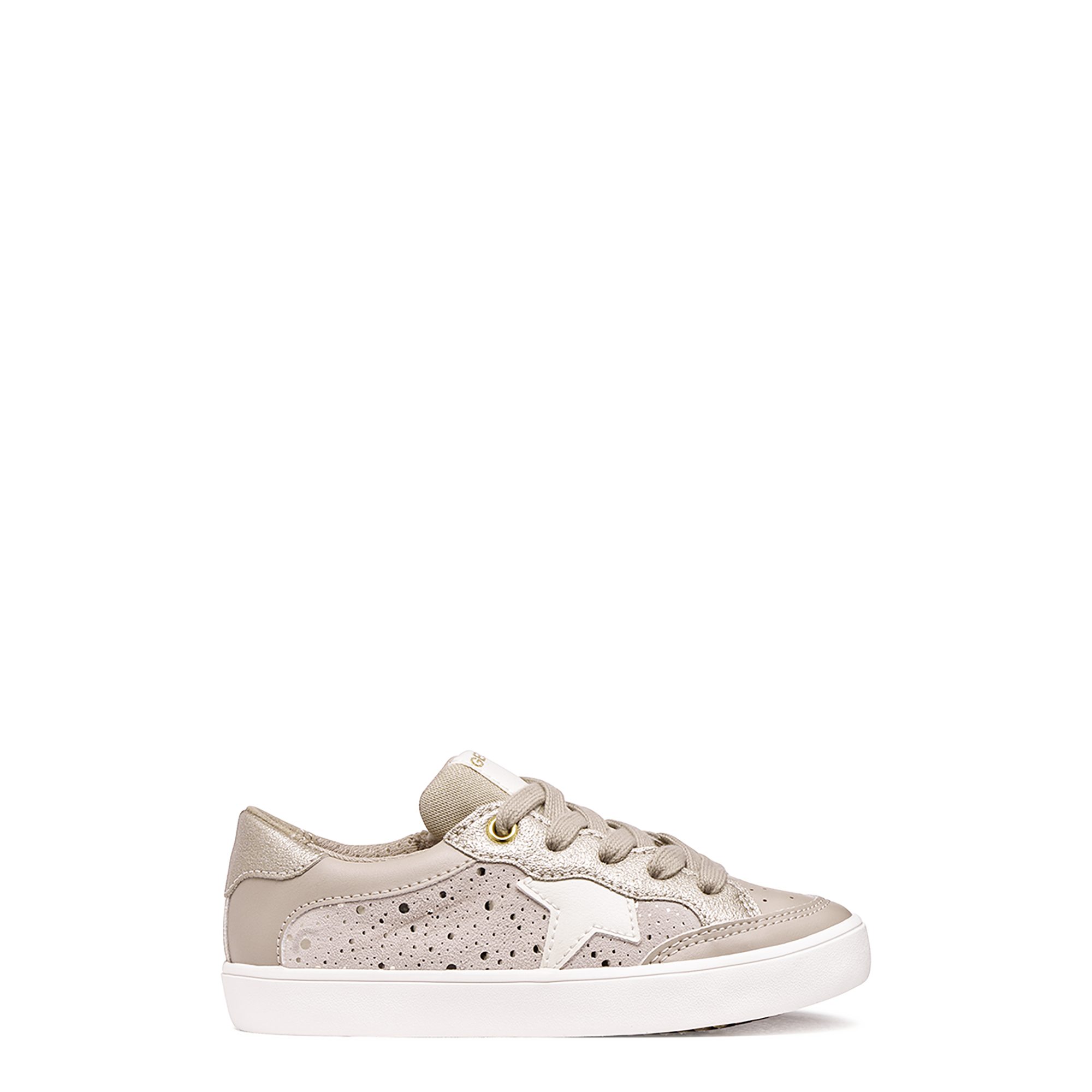Geox GEOX GISLI, Sneaker, Beige, Kinder Sneaker