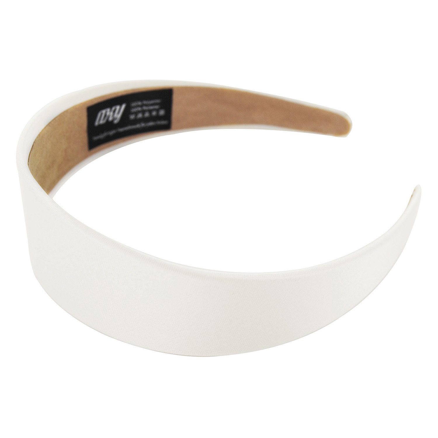 axy Haarreif Breiter Haarreif mit Satin bezogen, Vintage Klassik-Look Damen Haareifen Haarband