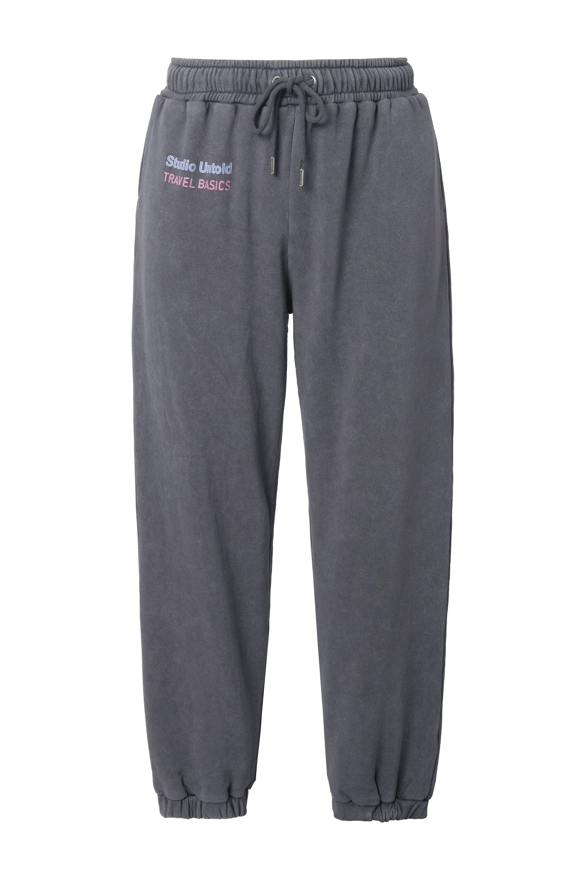 Studio Untold Funktionshose Jogginghose Wide Legs günstig online kaufen