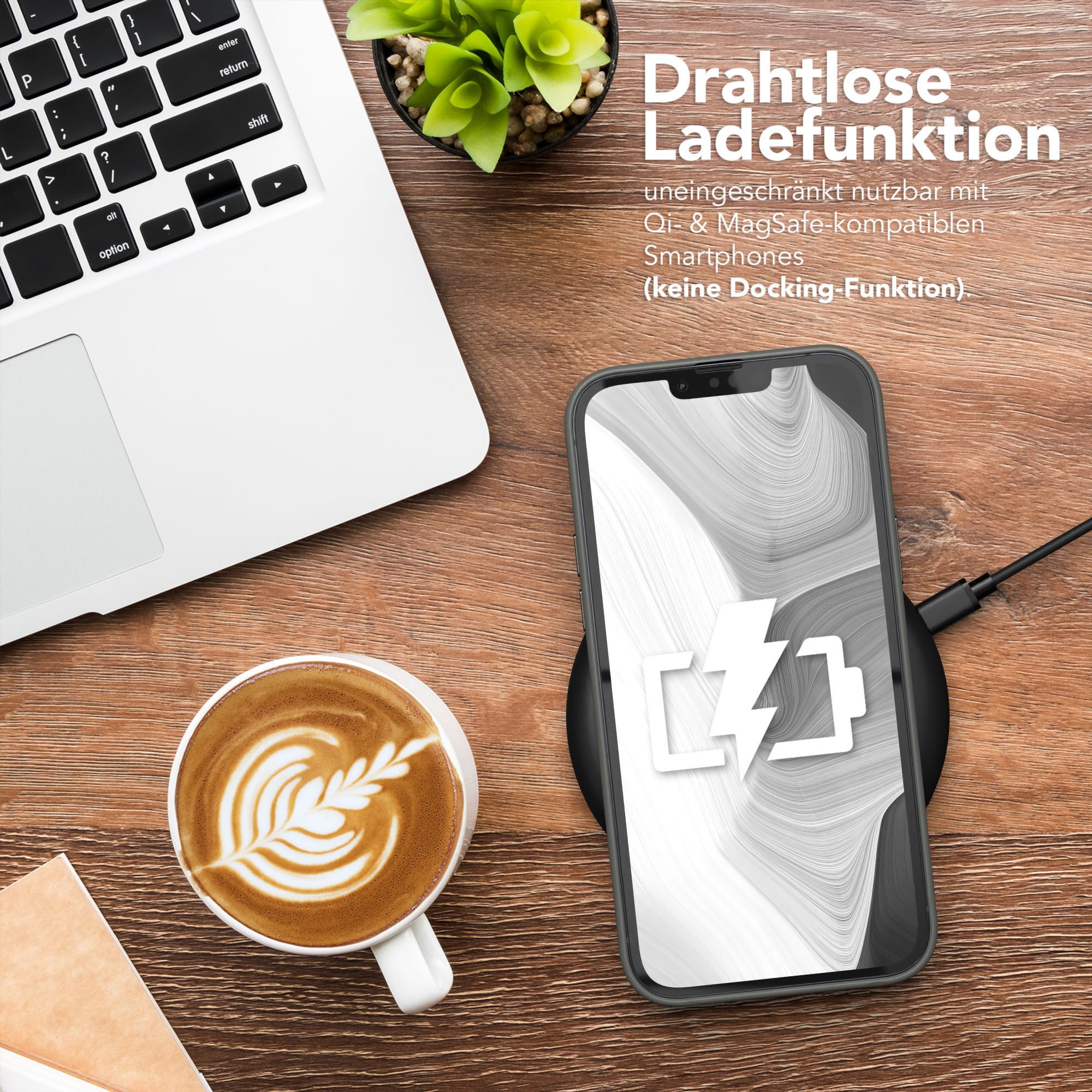 EAZY CASE Handyhülle Outdoor Case für Apple iPhone 14 Plus 6,7 Zoll, Hybrid Case mit Aufprallschutz Transparent kratzfest Back Cover Grau