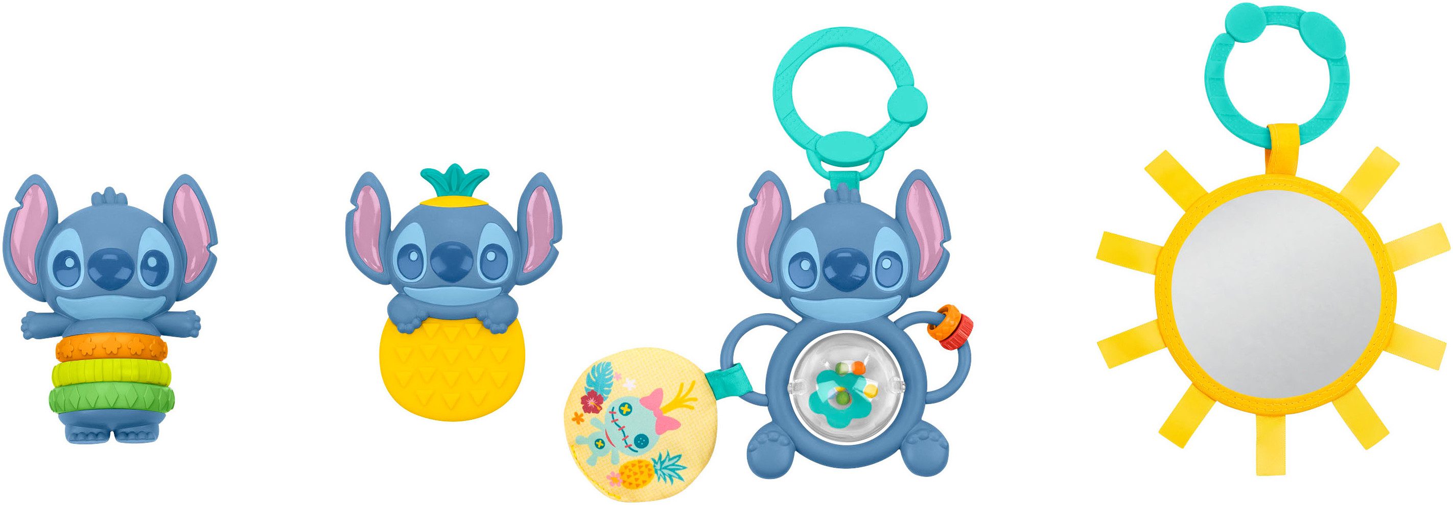 Bright Starts Greifspielzeug Geschenkset Stitch Tropical Treasures günstig online kaufen