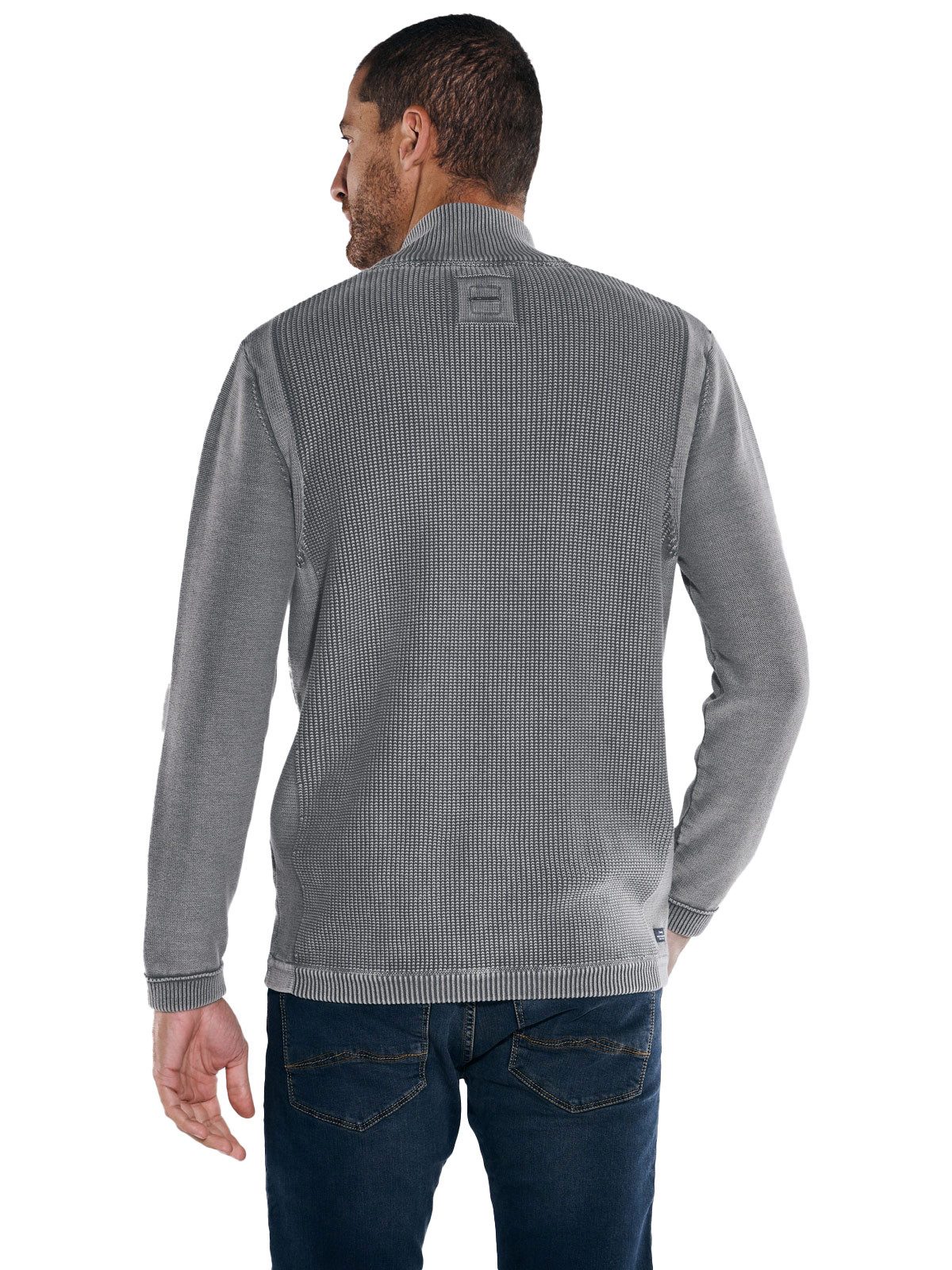 Engbers Cardigan engbers Herren Cardigan strukturiert, Dunkelgrau günstig online kaufen