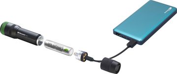 GP Batteries Taschenlampe CR41, 650 Lumen, USB Wiederaufladbar, inkl.18650 Li-Ion Akku + USB Ladekabel