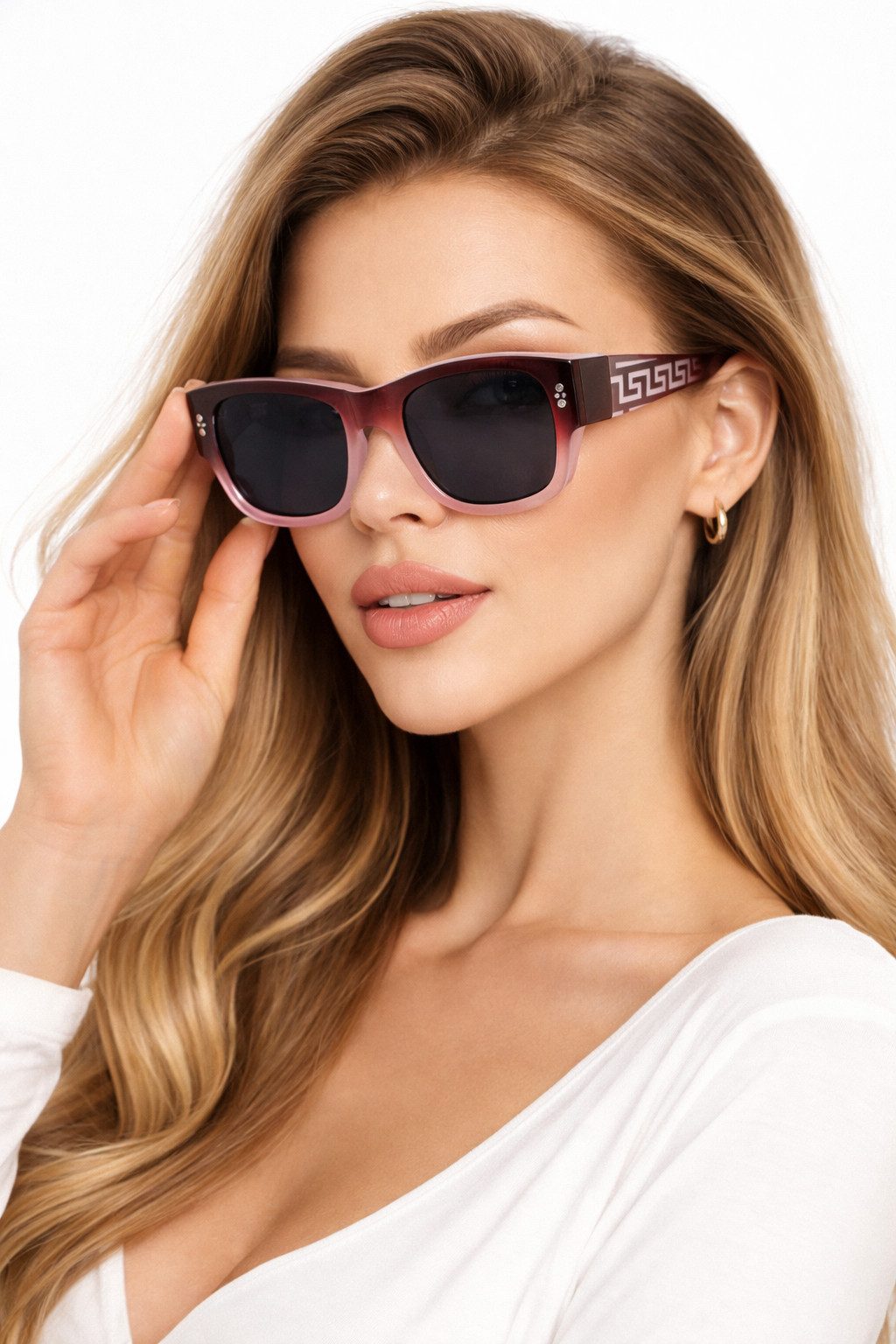 Sonnenbrille DC-POL-2066-mit stein HI-QUALITY -für grosse Fassung