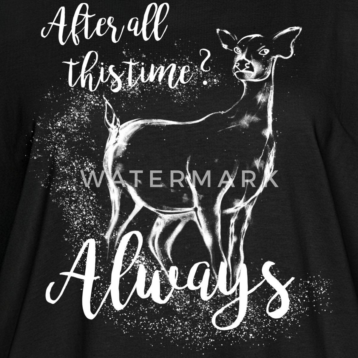 Spreadshirt T-Shirt Harry Potter After All This Time Always Damen Casual Relaxed T-Shirt (1-tlg)