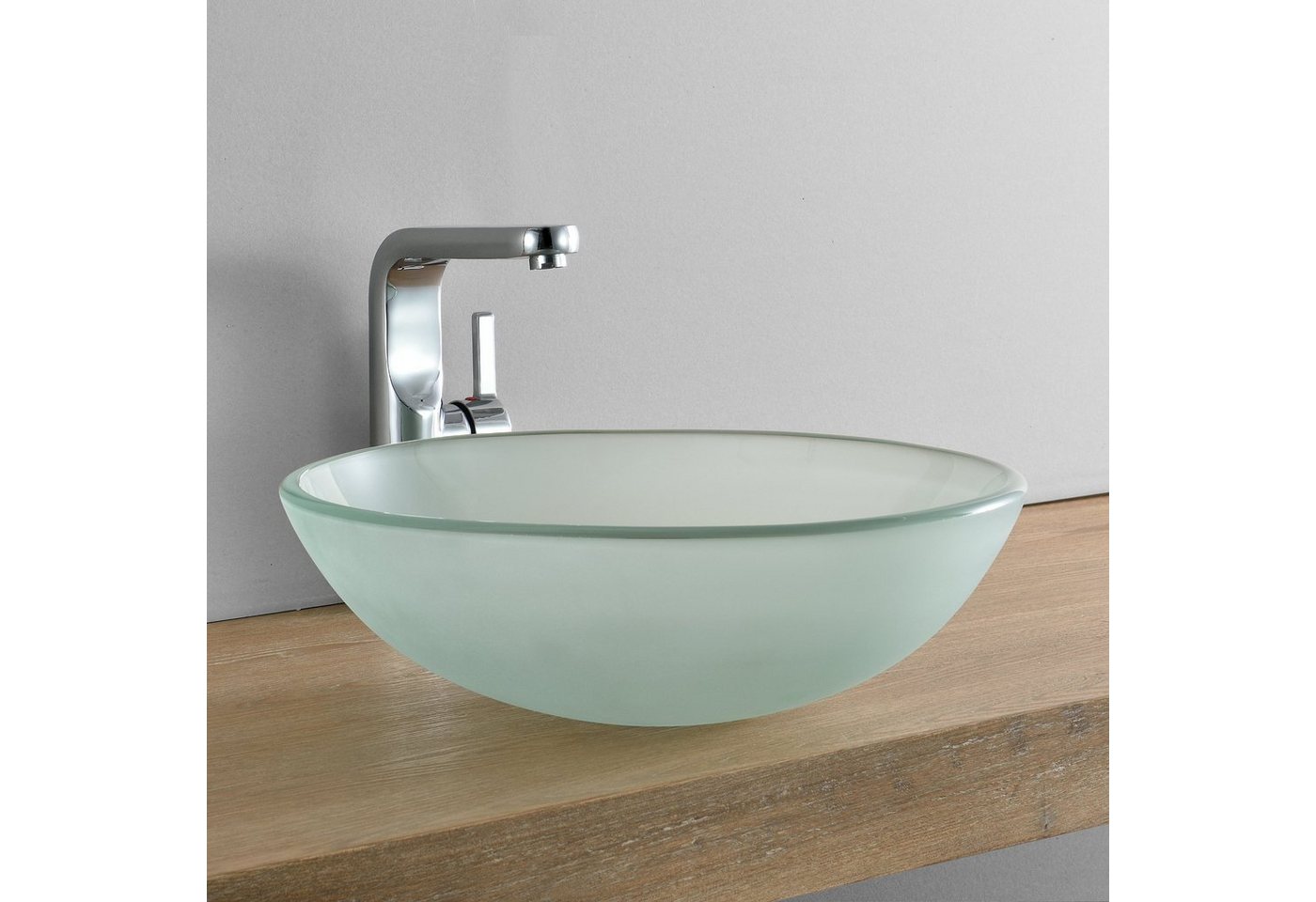 Thumbnail - neu.haus Aufsatzwaschbecken, »Bryne« Waschbecken aus Glas rund