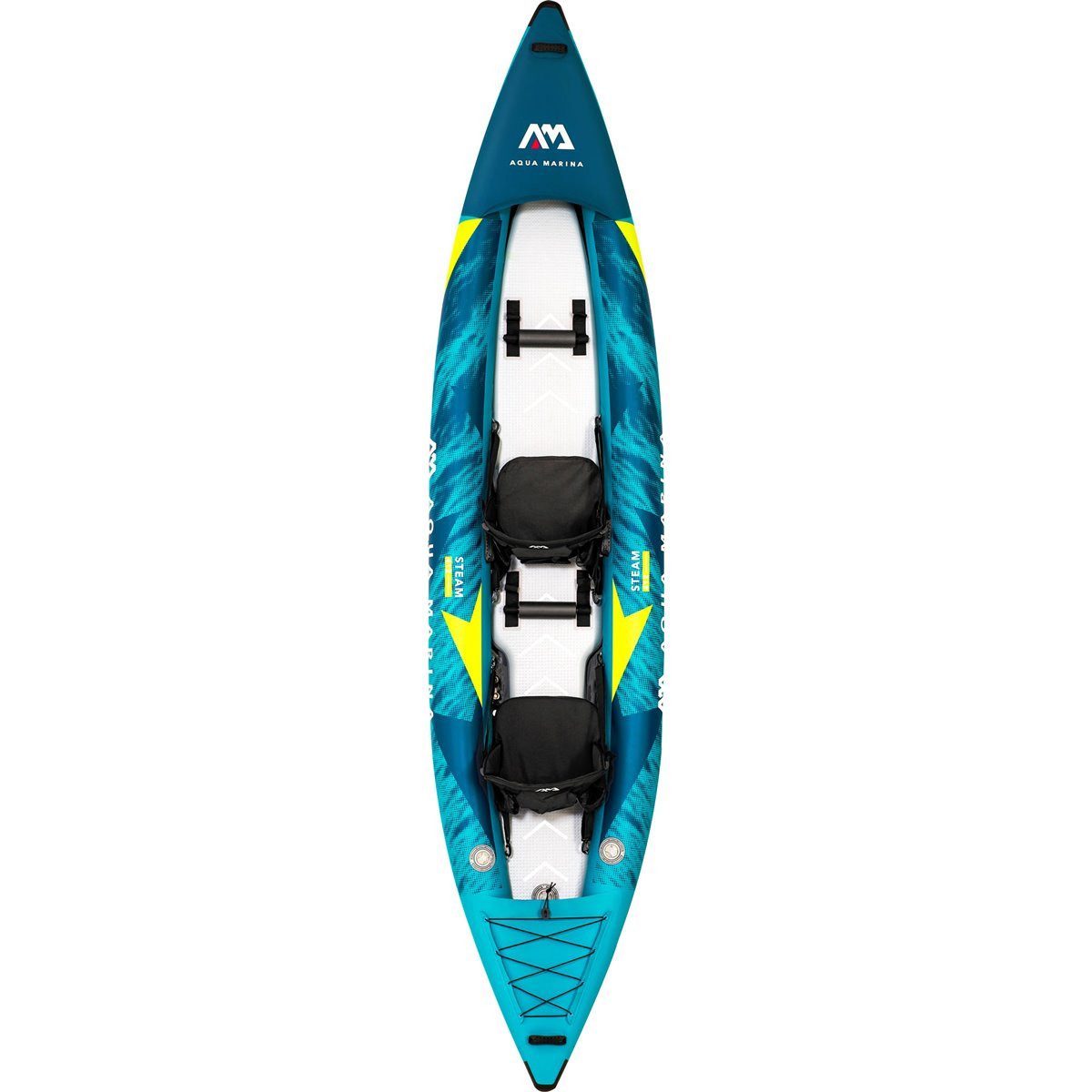Aqua Marina Tourenkajak Aqua Marina STEAM 412 Kayak Set 2 Personen aufblasbar Kanu Boot