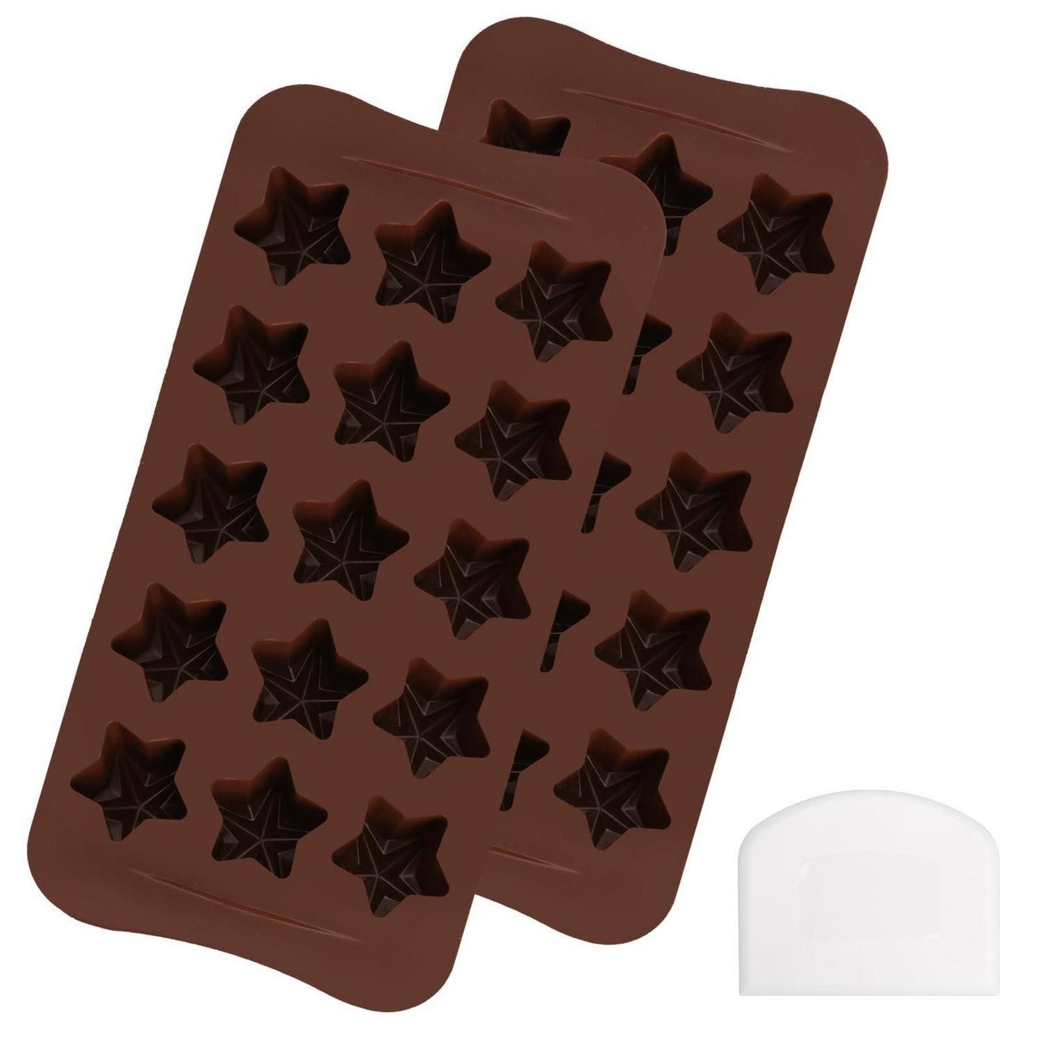 LuxusKollektion Silikonform 2x Zimtstern Ausstecher