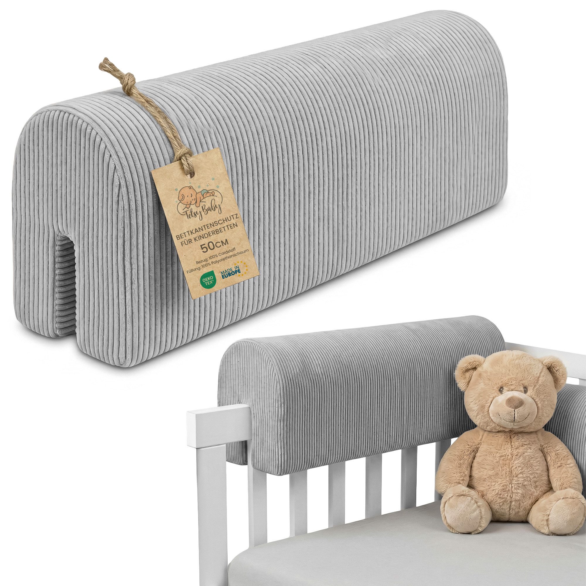 Totsy Baby Bettschutzgitter Bettkantenschutz Kinderbetten - Schutz Bettrahmen