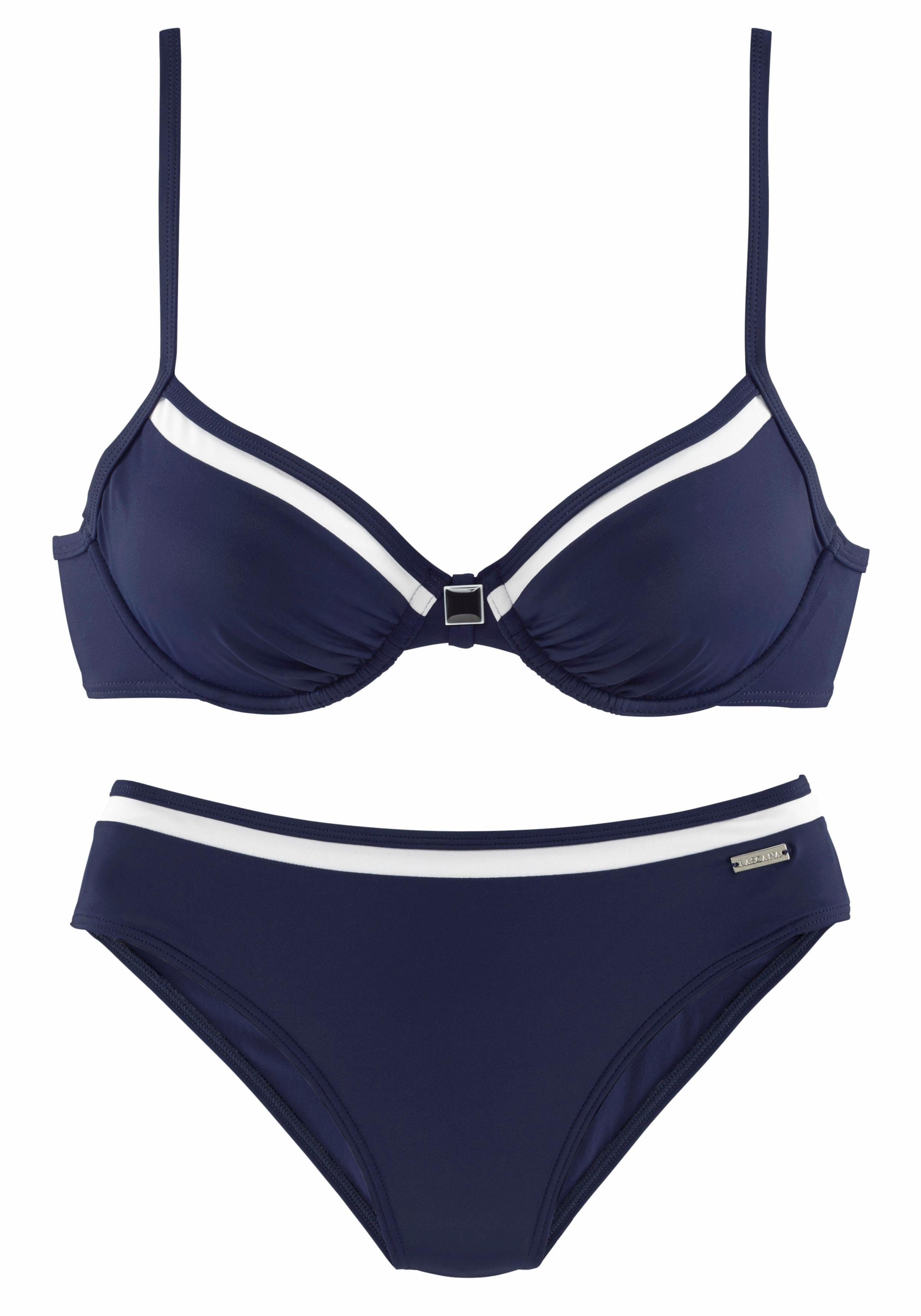 LASCANA Bügel-Bikini mit Kontrastdetails – Bild 2 von 5