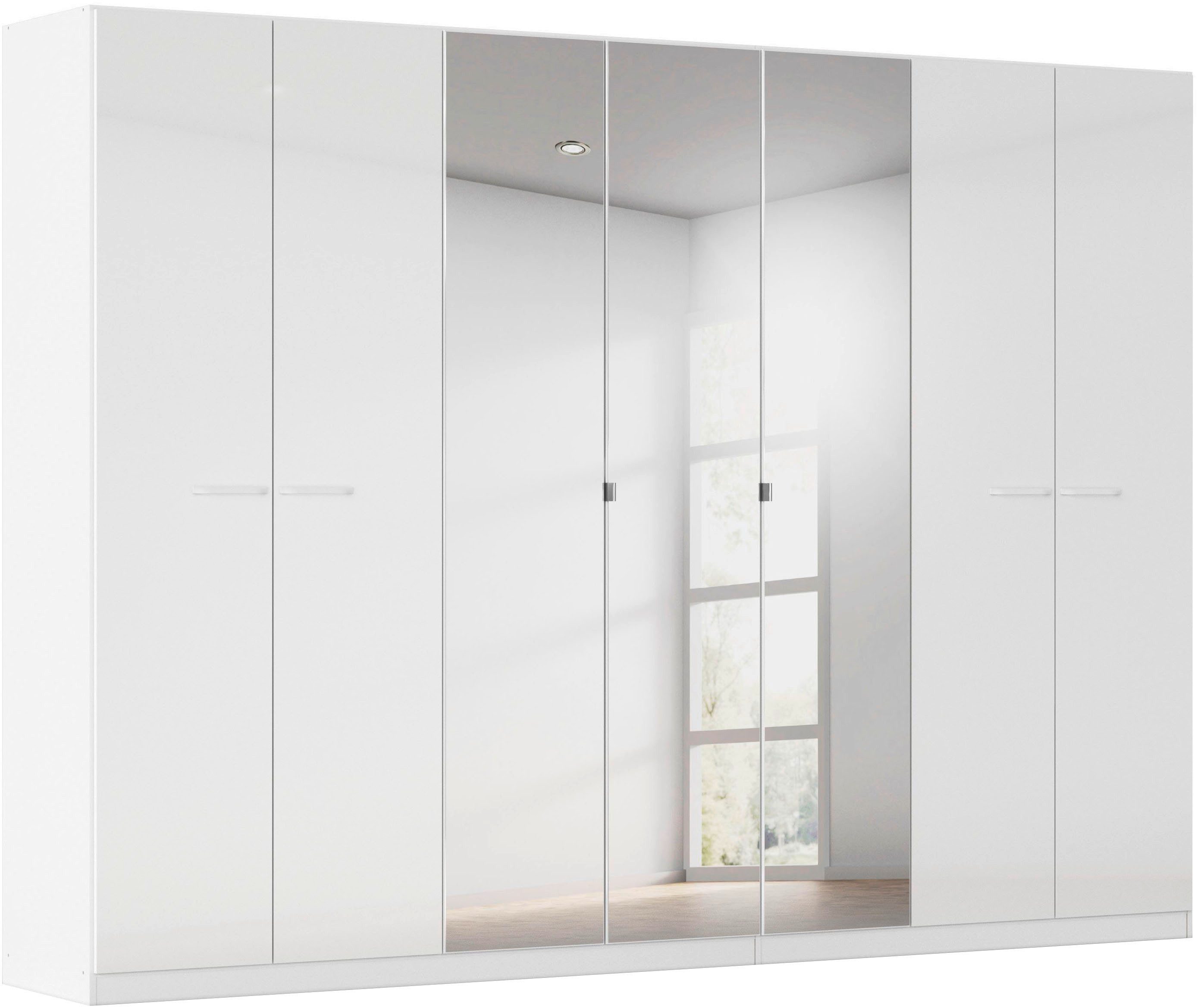 OTTO home Kleiderschrank Mehrzweckschrank Aktenschrank Möbel Mietswohnung Schlafzimmer OTELI (erhältlich in Breiten 91-360 cm, ab Breite 136cm inkl. Innenschubladen) mit zusätzlichen Einlegeböden, optional mit Spiegel MADE IN GERMANY