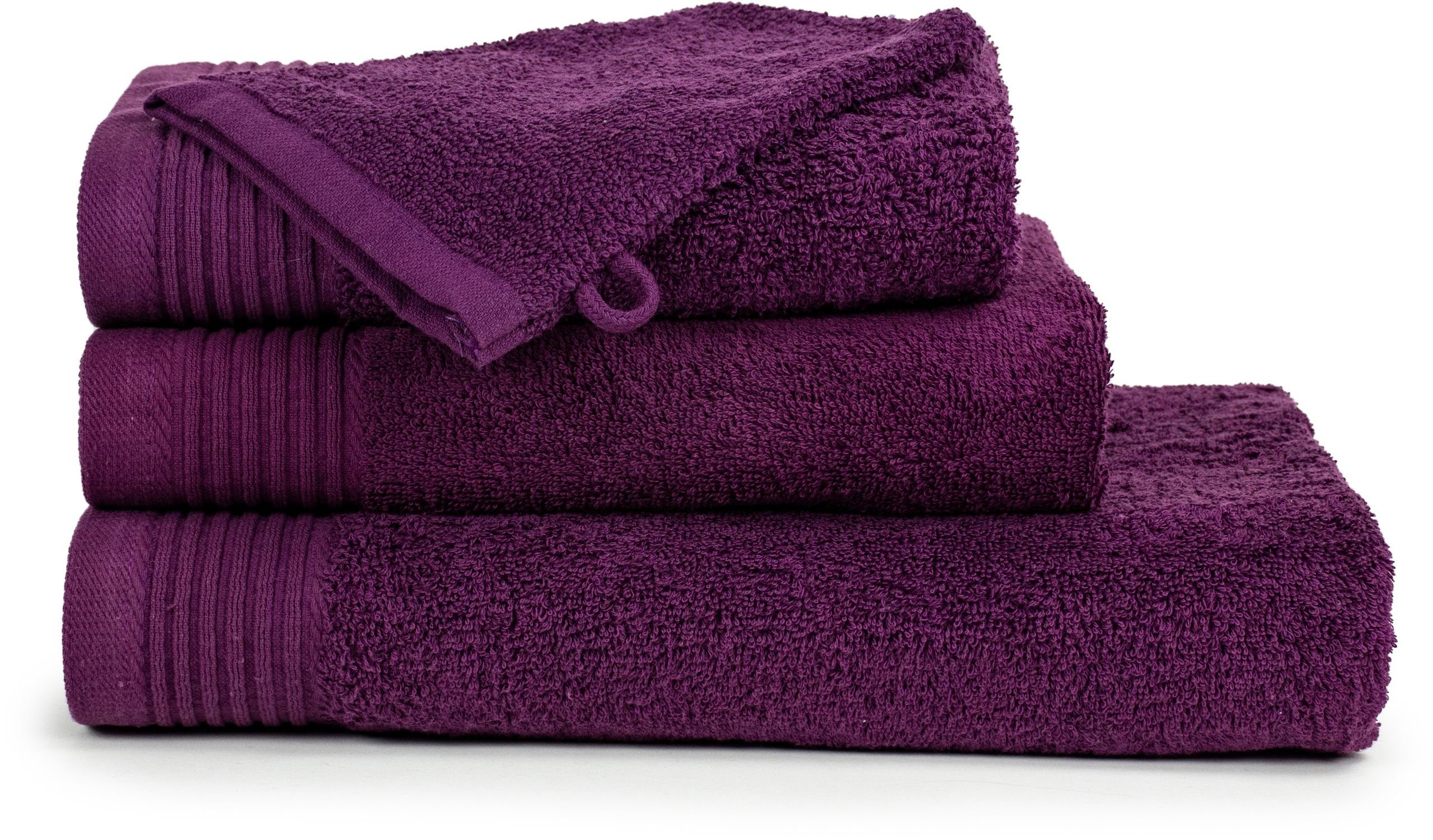 The One Towelling Badetuch Handtuch Deluxe 70 Badetuch "Deluxe" PLUM