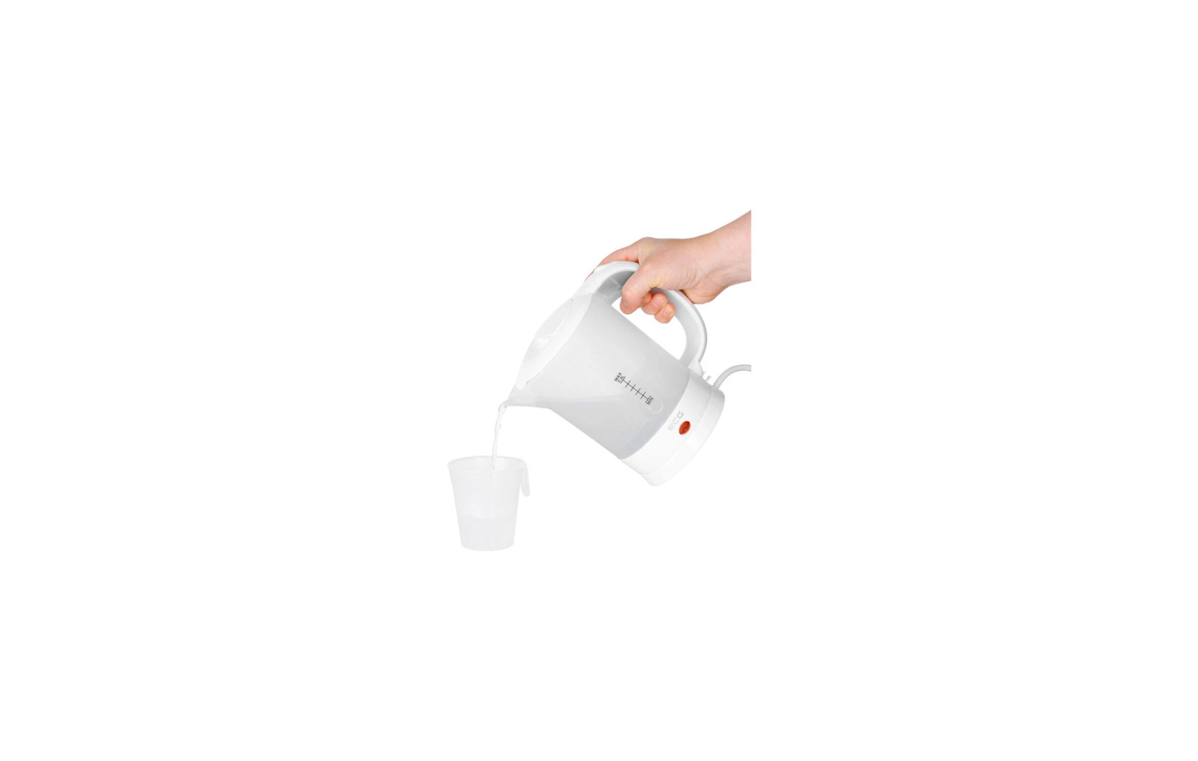 ECG Reise-Wasserkocher ECG RK 500 Travel Lite Wasserkocher 0,5L, 1000 W