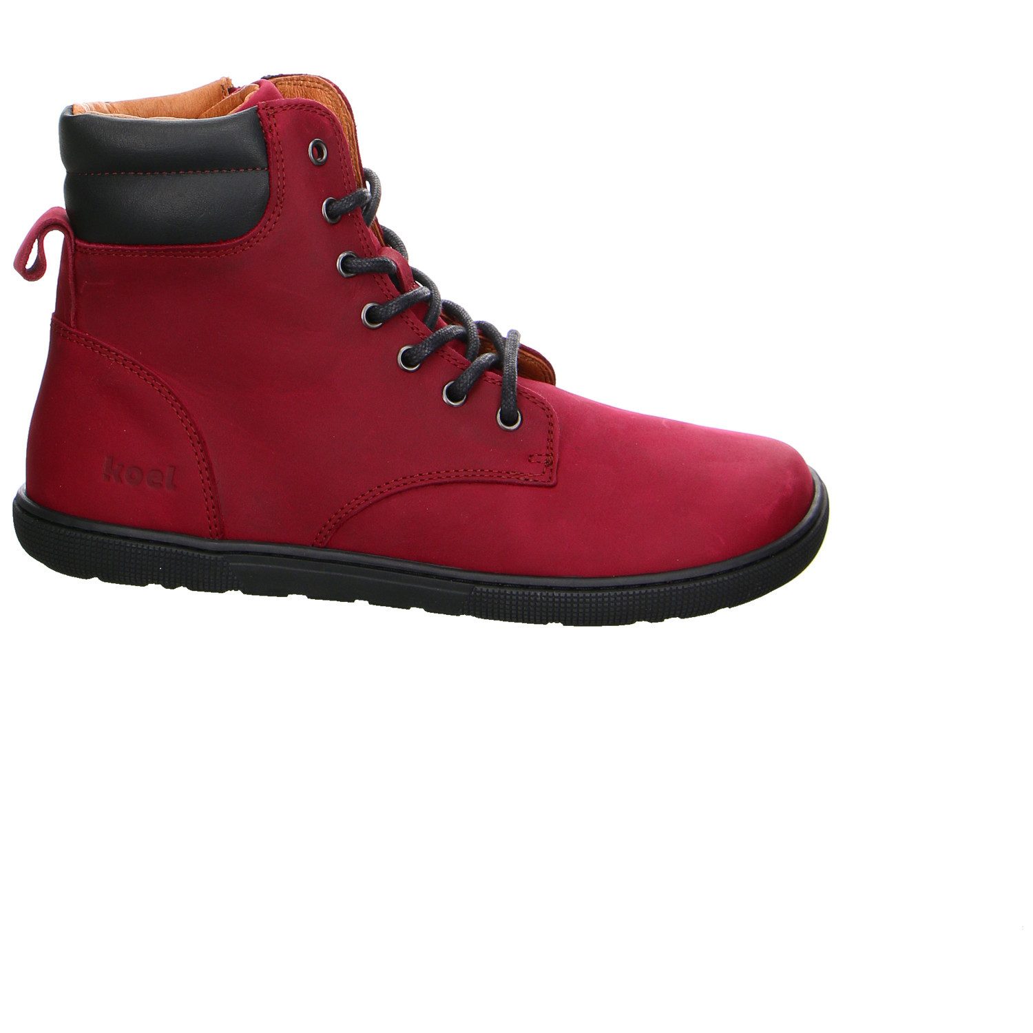 Koel Nubuk Schnürstiefel - Sneaker rot Stiefelette