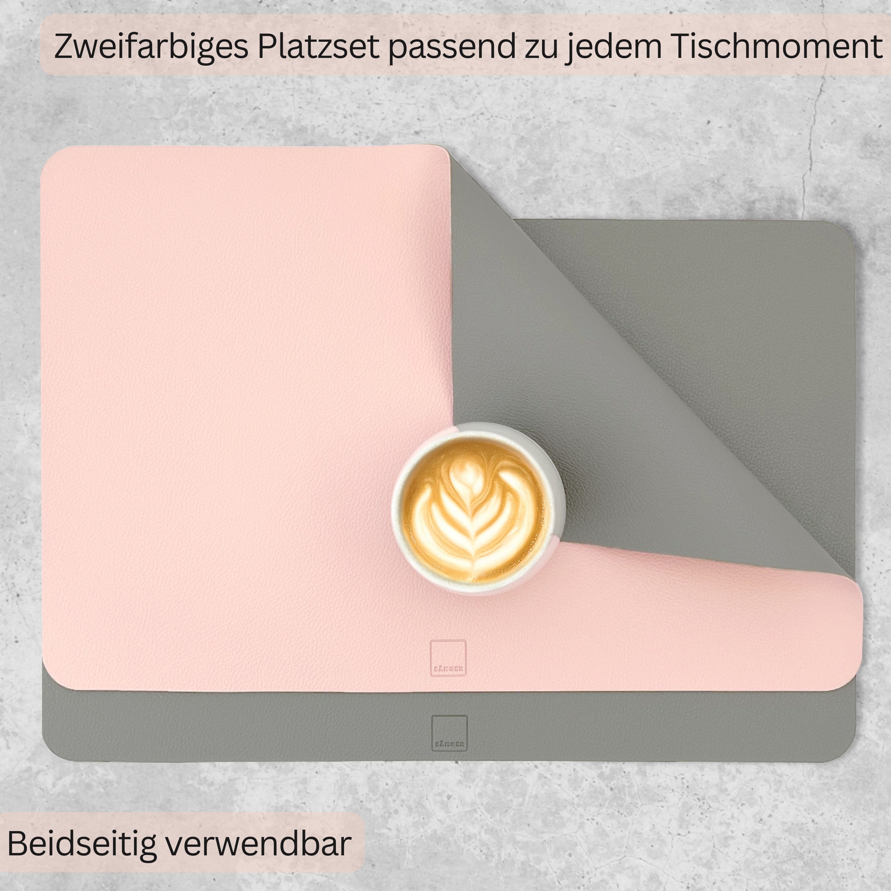 SÄNGER Platzset aus Kunstleder, (Set, 12-St., aus Platzdeckchen und Unterse günstig online kaufen