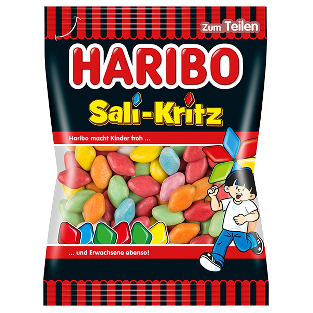 HARIBO Süßigkeit, Haribo Sali Kritz Lakritz Dragees mehrfach sortiert weich 160g