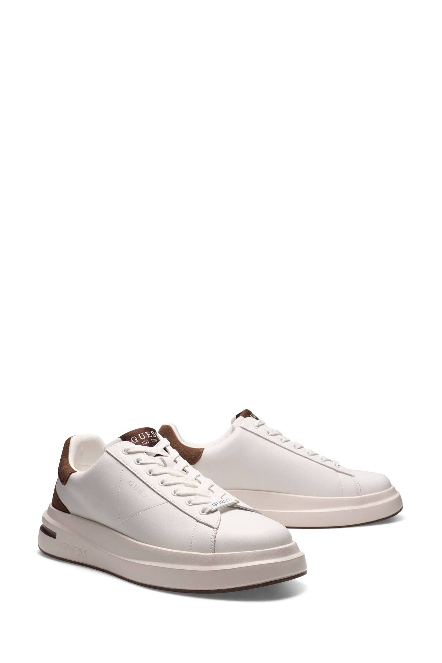 Guess ELBA Sneaker Freizeitschuh, Halbschuh, Schnürschuh mit Kontrastdetails