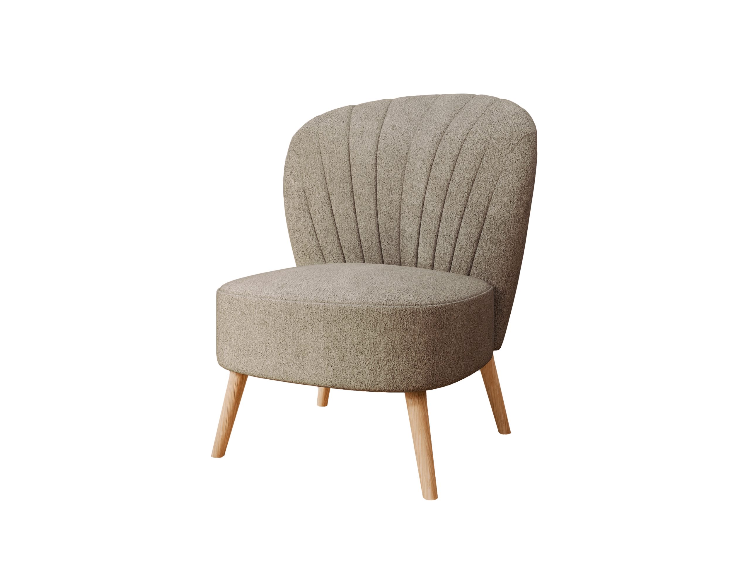 Homesy Relaxsessel Lumora Relaxsessel mit Holzbeinen (Relaxsessel)