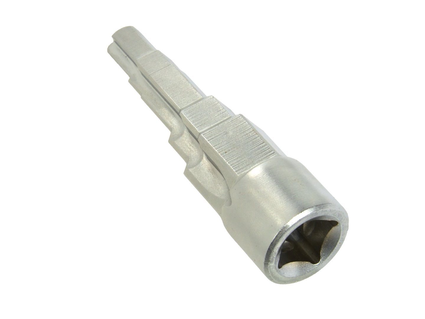 GEKO Universalschneide-Aufsatz Stufenschlüssel Sanitär 5-stufig 3/8-1 Zoll 1/2 Zoll Antrieb, (1-tlg), 5-stufig, 1/2" Vierkantantrieb