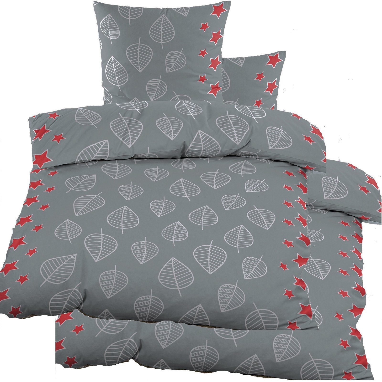 KH-Haushaltshandel Bettwäsche 4-tlg. Biber Winter Bettwäsche günstig online kaufen