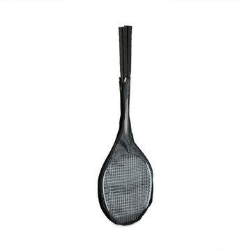 relaxdays Badmintonschläger Badminton Set mit Tasche