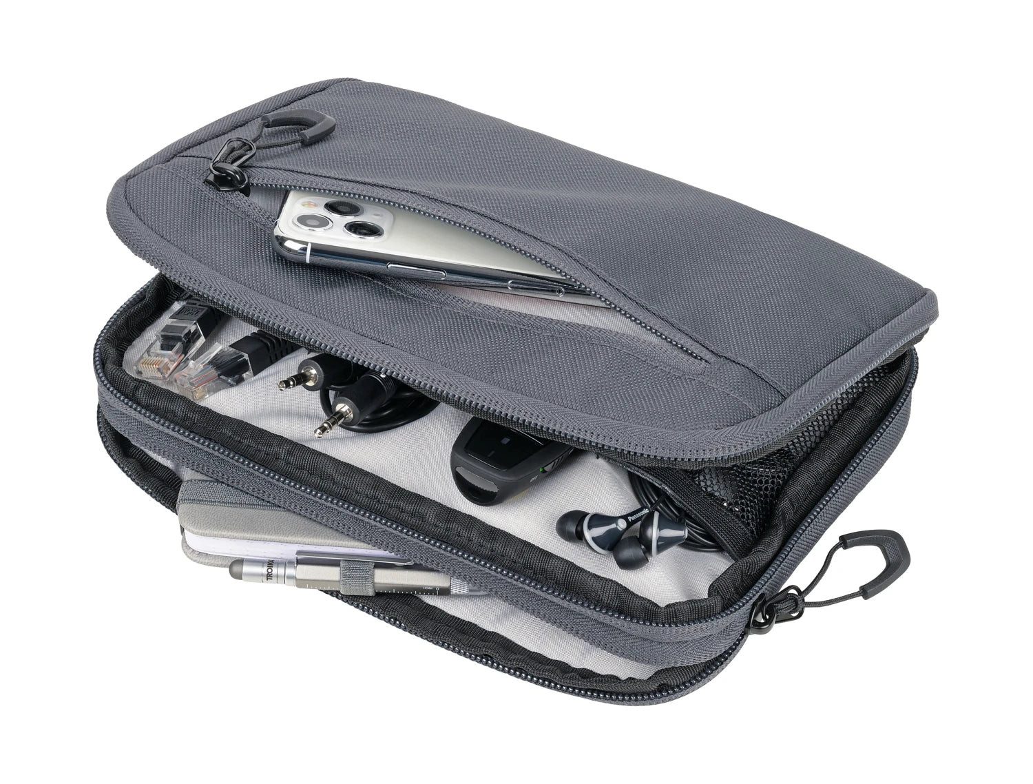 TROIKA Organizer BLUE CYCLE TECH POUCH 2