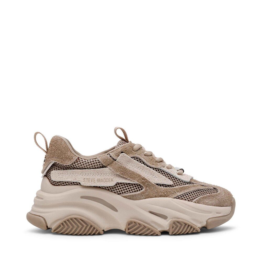 STEVE MADDEN Steve Madden - Sneaker - Beige Schnürschuh günstig online kaufen