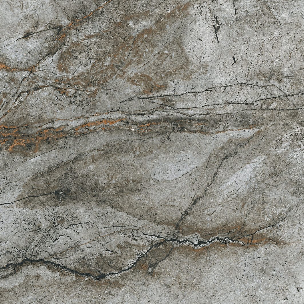 Wandfliese 1 Paket (1,44 m) Fliesen STORM STONE LIGHT GREY (60 × 60 cm), poliert, grau, Wandgestaltung Badezimmer Duschwand Wand Innen Im Haus Steinoptik