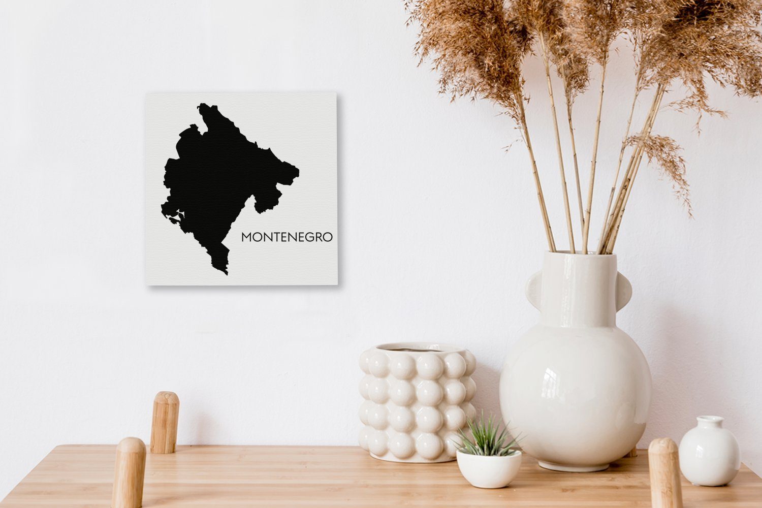 Schwarz-Weiß-Abbildung OneMillionCanvasses® Leinwand für Schlafzimmer St), Bilder (1 von Wohnzimmer Montenegro, Leinwandbild