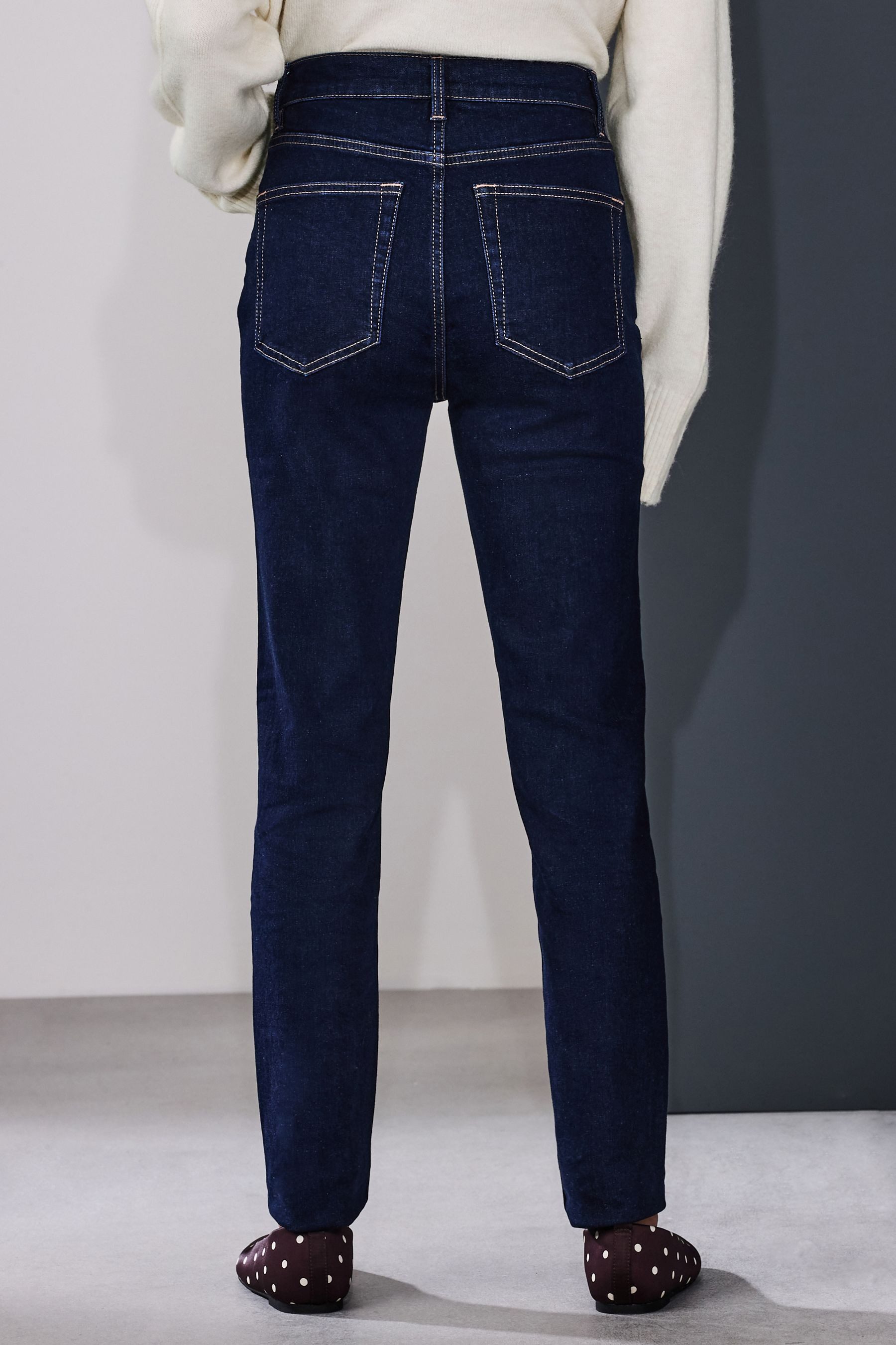 Next Skinny-fit-Jeans Skinny Fit Jeans mit Stretch und hohem Bund (1-tlg)