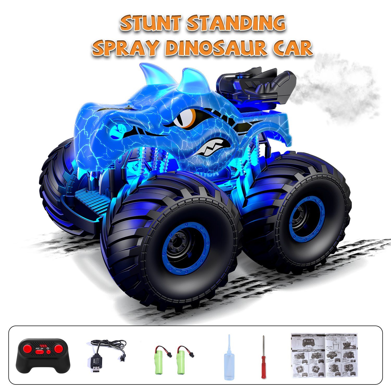 LioMaxi 9-Kanal RC Bulldozer - 1:16 Metall-Fernsteuerung Mit Licht & Sound | Ideal Für Kinder