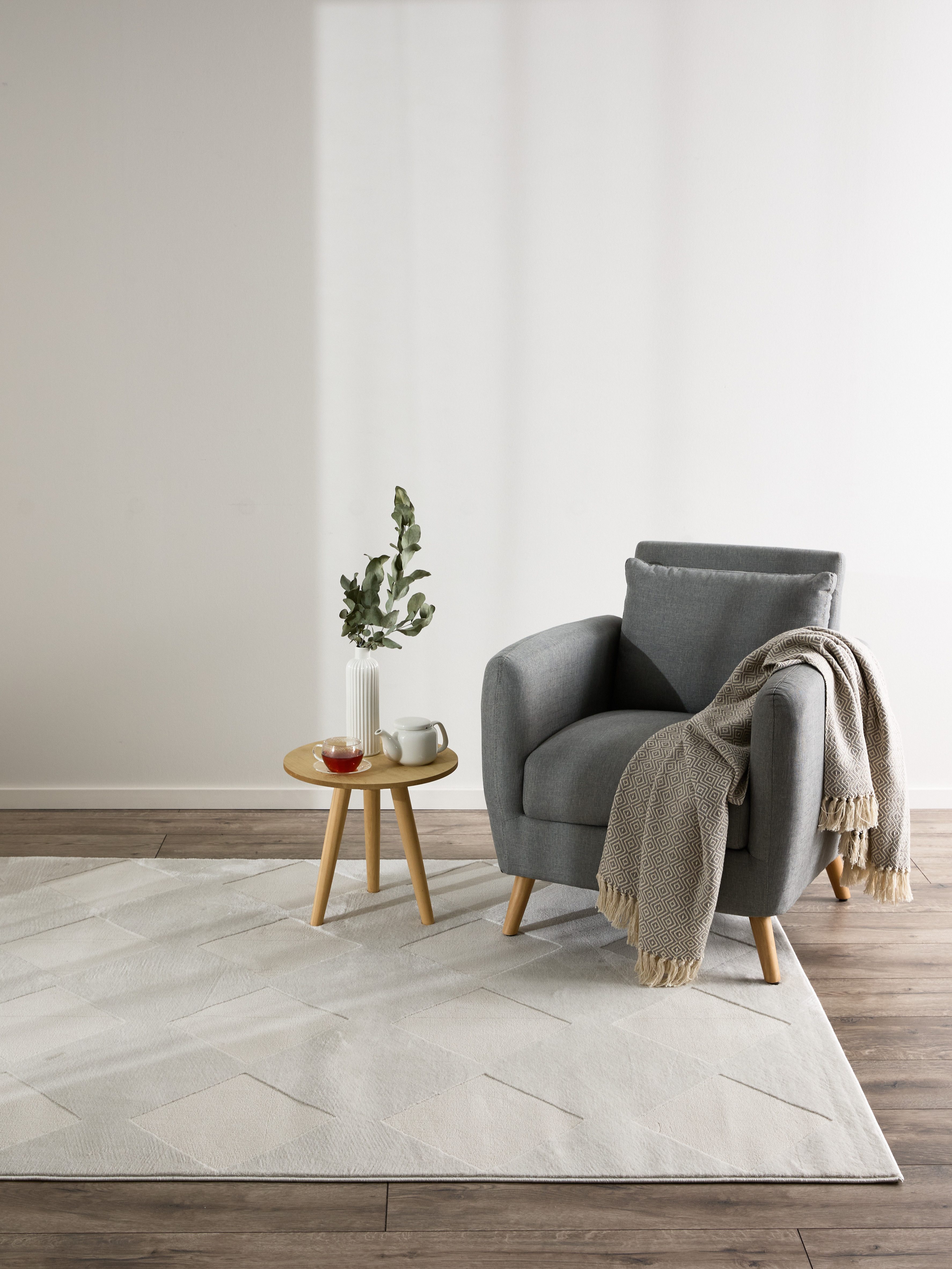 benuta Teppich Claire, rechteckig, Höhe: 6 mm, Teppich Wohnzimmer, Esszimme günstig online kaufen